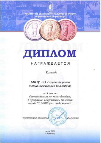 1 место город мини-футбол